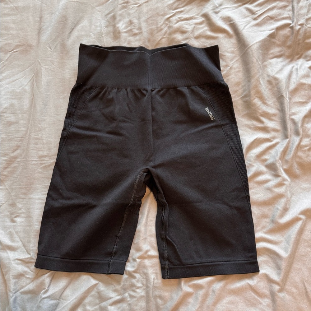 Gym shark Black Flex Biker Shorts